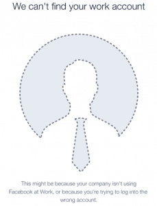 Facebook-work-account
